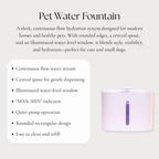 Pet Water Fountain