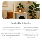 Stacked Cube Cat Tree