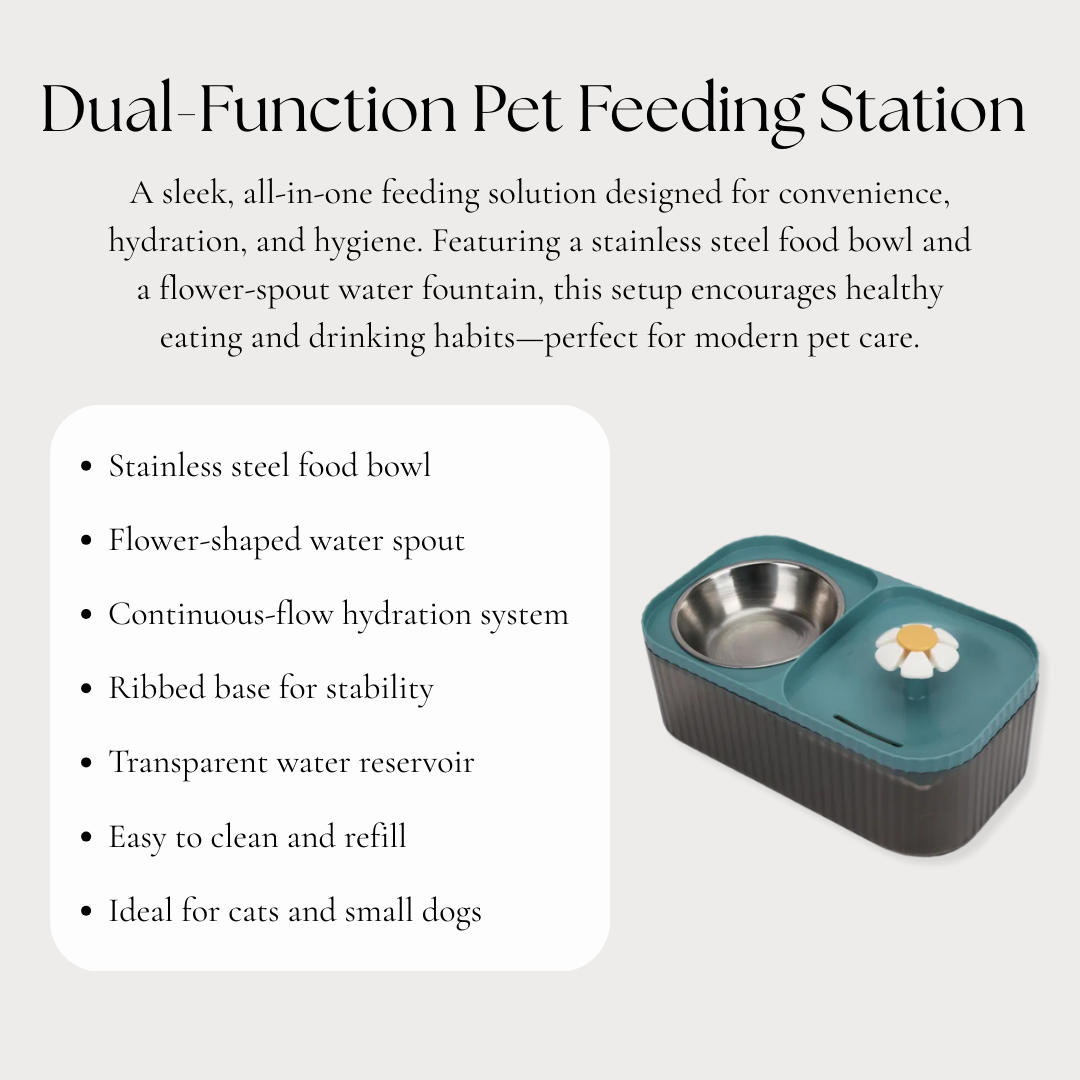 Dual Function Pet Feeding Station