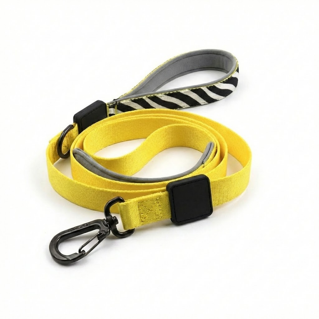 Yellow Zebra Leash