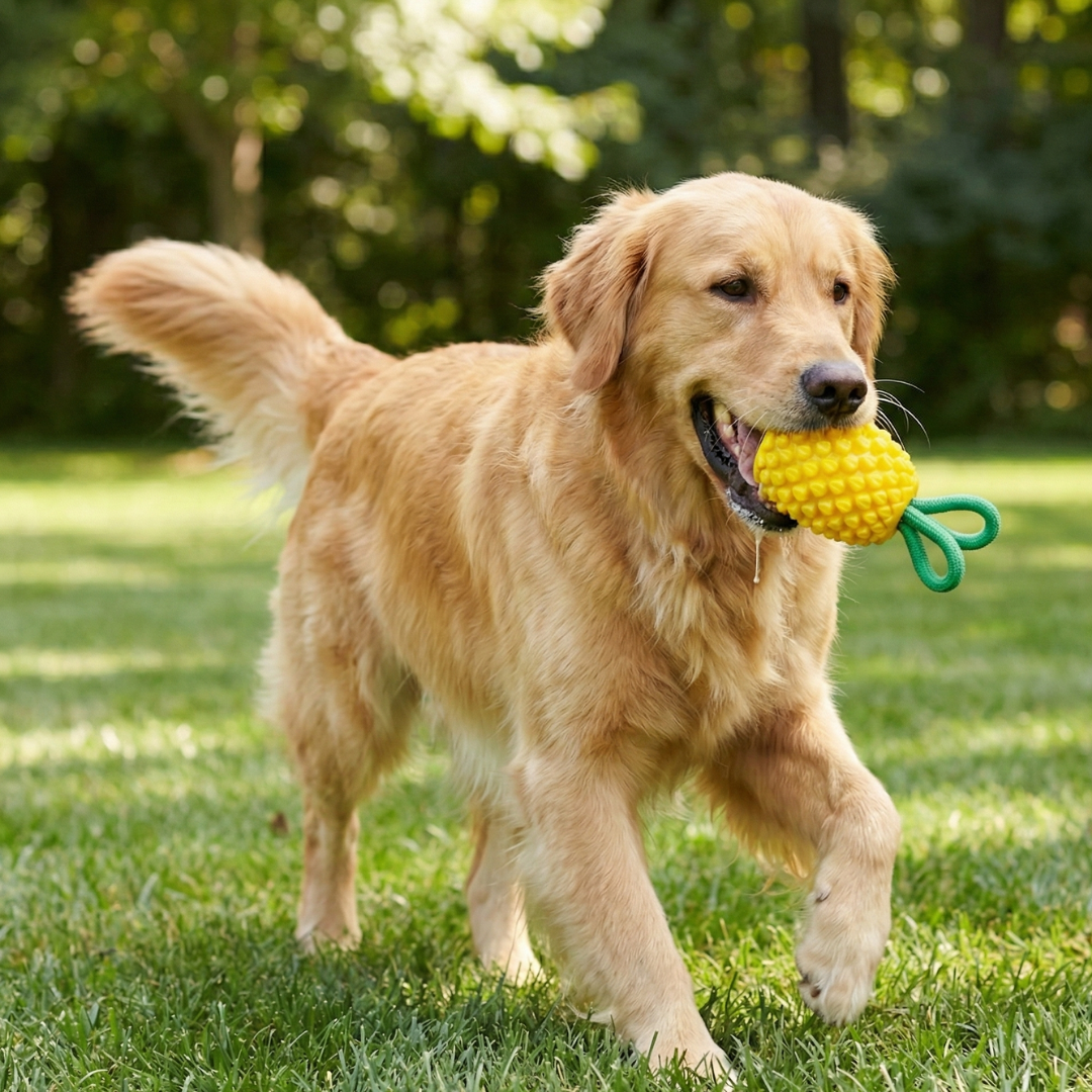 Pineapple Chew Dog Toy