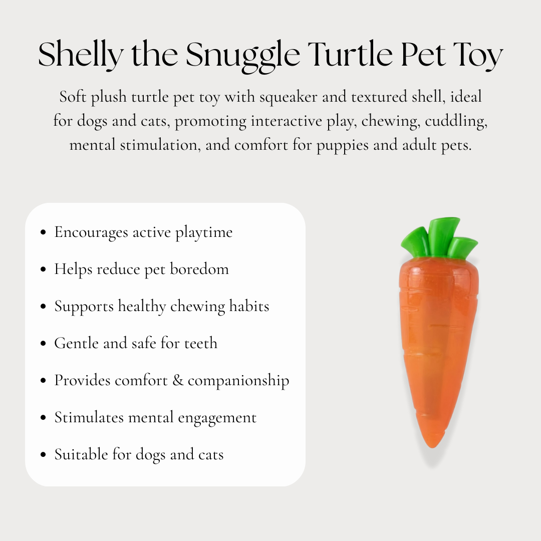 Shelly the Snuggle Carrot Pet Toy