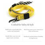 Yellow Zebra Leash