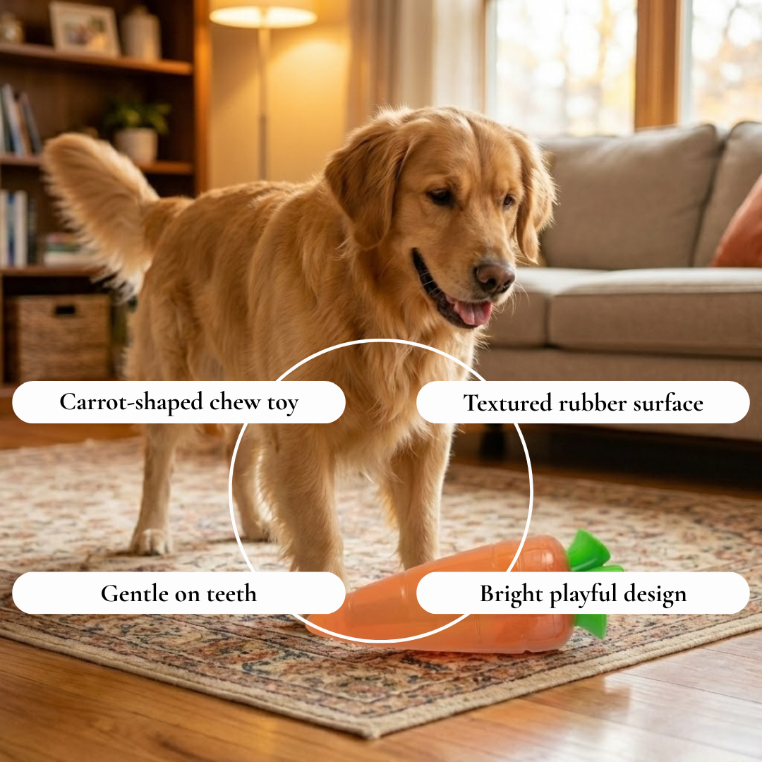 Shelly the Snuggle Carrot Pet Toy