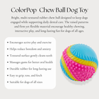 ColorPop  Chew Ball Dog Toy