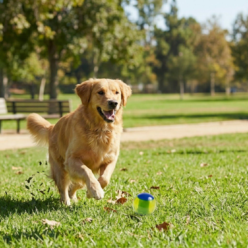 Two-Tone Rubber Dog Ball Toy