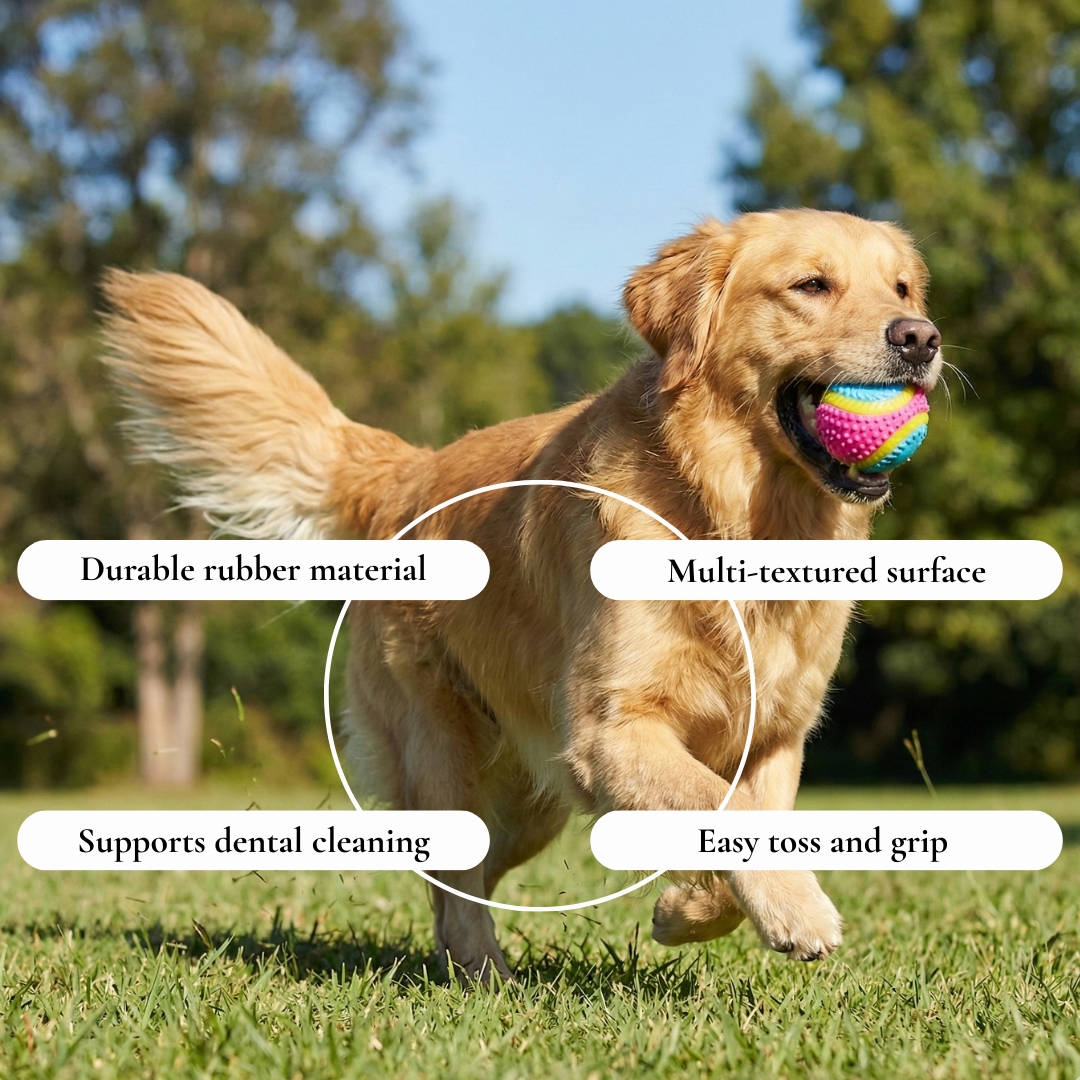 ColorPop  Chew Ball Dog Toy