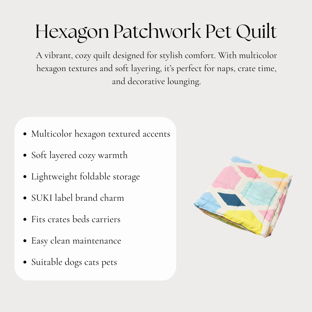 Modern Geometric Pet Quilt