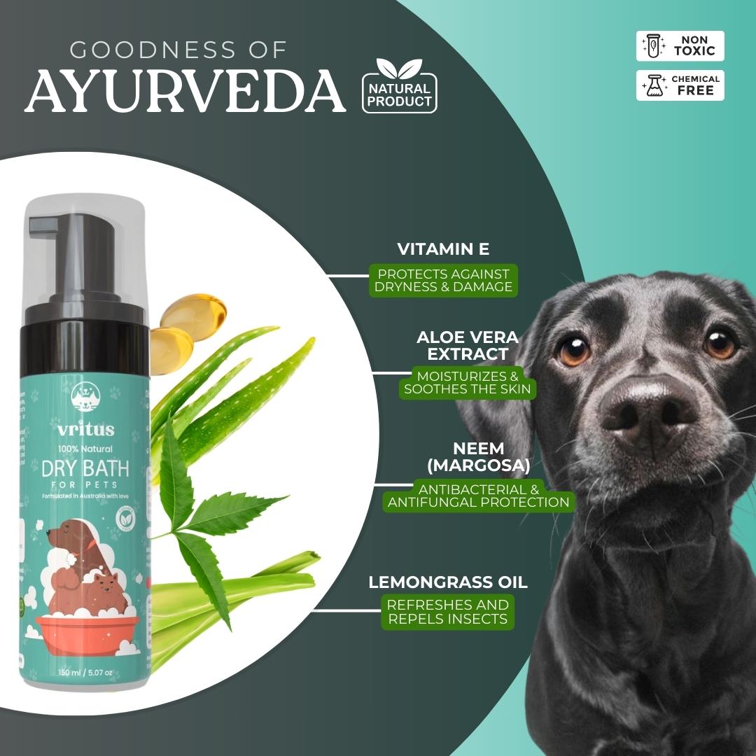 Tick & Flea Spray + Dry Bath