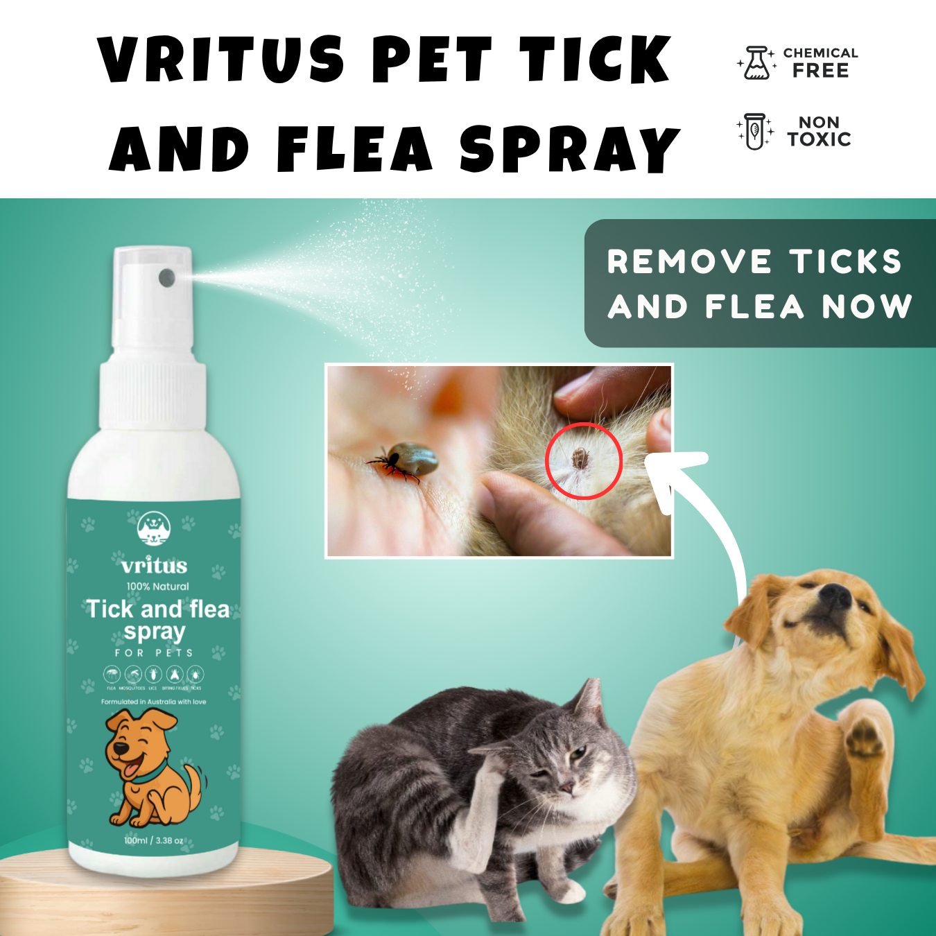 Tick & Flea Spray + Flea Soap Combo
